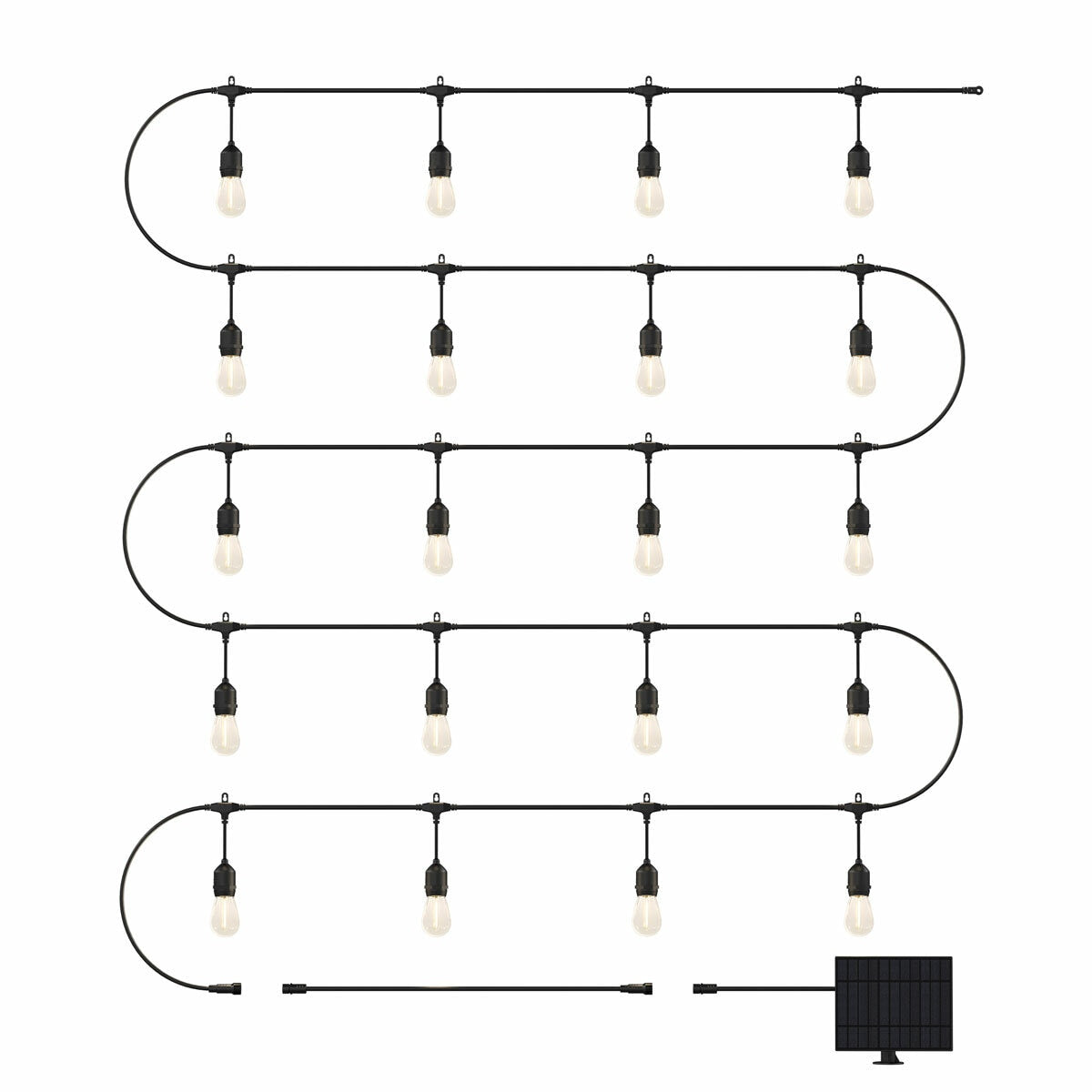 Artika Outdoor Solar-Lichterkette 20 LED 42 Fuß - Britisches Produkt