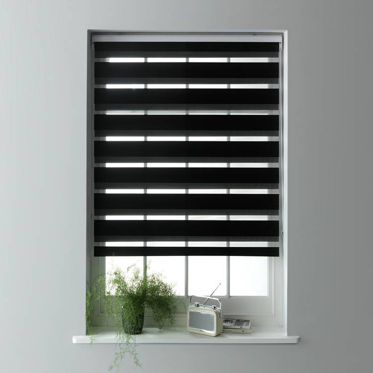Habitat day and night roller blind black 90cm, imported from the UK