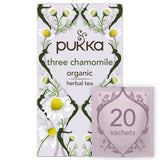 Pukka Three Chamomile 20 Organic Herbal Tea Bags GOODS ASDA   