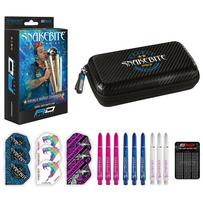 Argos Red Dragon Peter Wright Snakebite Darts Case and Accessories- Buy online at McGrocer