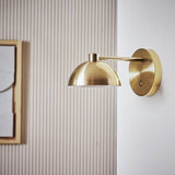 Habitat Mushroom rechargeable wall light brass (British brand)