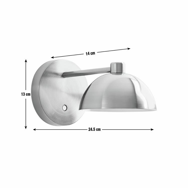 Habitat Mushroom rechargeable wall light brass (British brand)