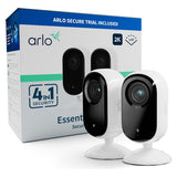 Arlo Essential 2K indoor security camera pack of 2, UK version