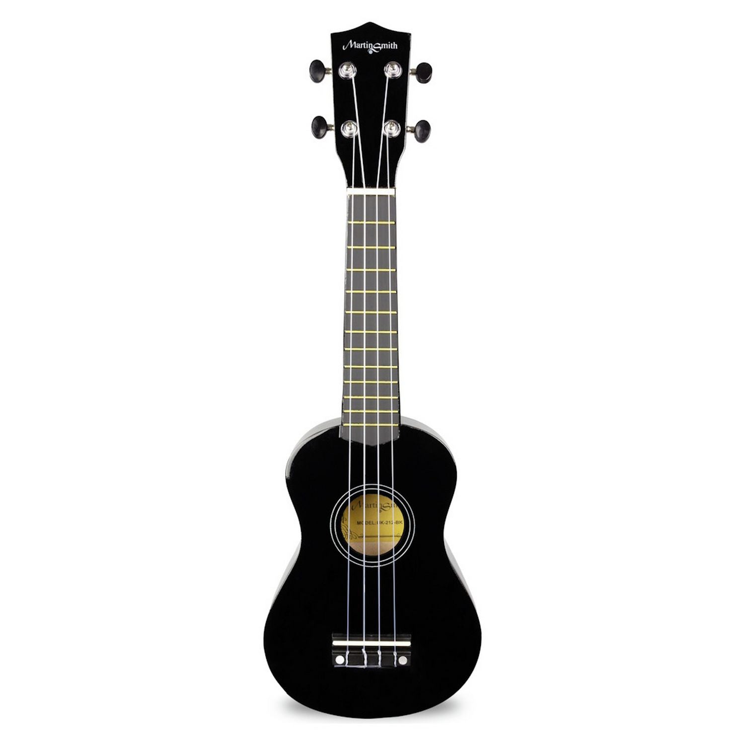Martin Smith soprano ukulele 21-inch beginner pack black (British brand)