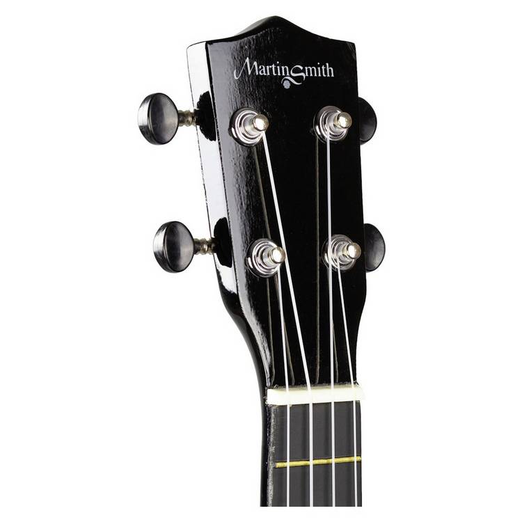 Martin Smith soprano ukulele 21-inch beginner pack black (British brand)