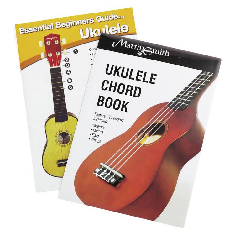 Martin Smith soprano ukulele 21-inch beginner pack black (British brand)