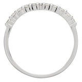 Revere sterling silver wishbone ring cubic zirconia (British brand)