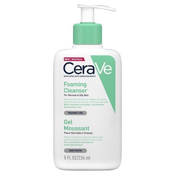 CeraVe Foaming Cleanser Normal to Oily Skin 236ml GOODS Superdrug   