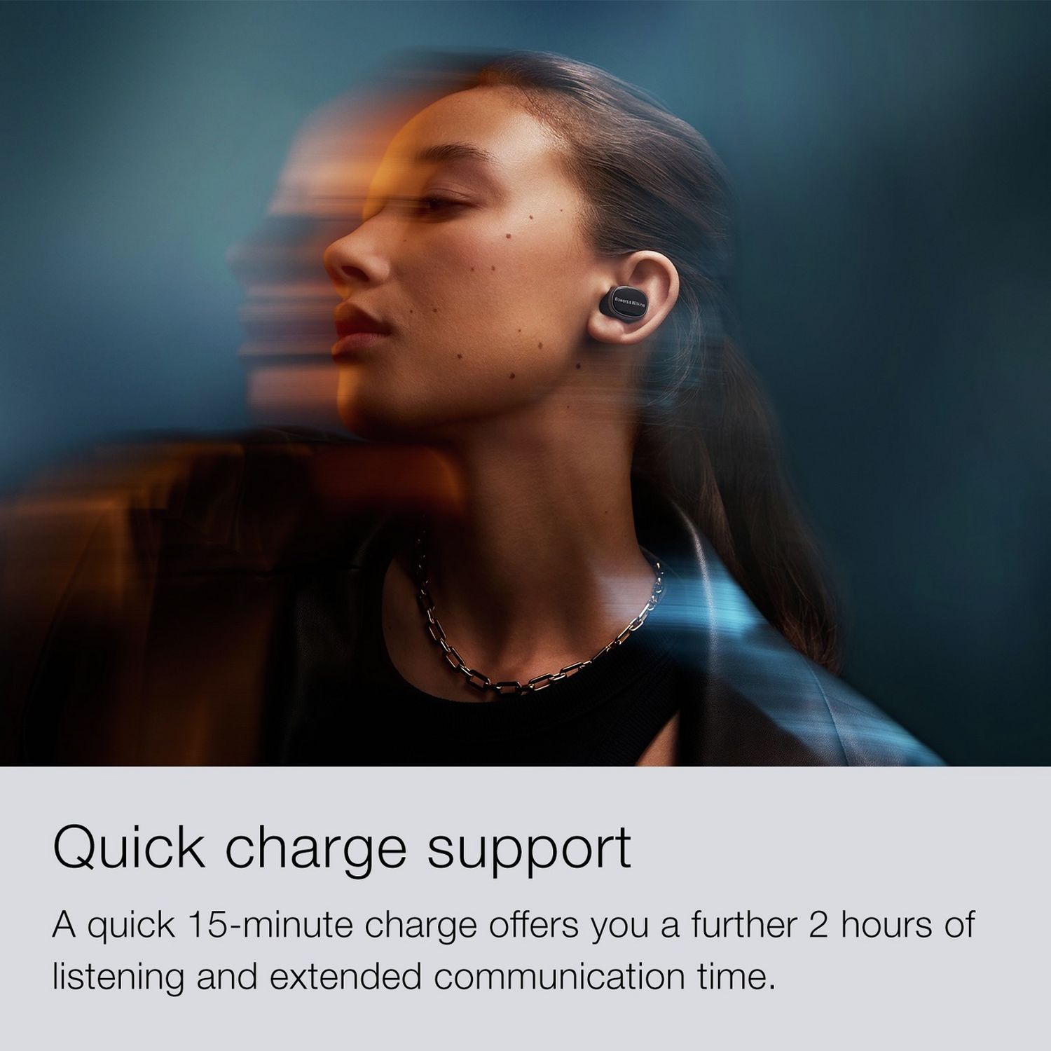 Bowers & Wilkins Pi8 true wireless earbuds Dove White (British brand)