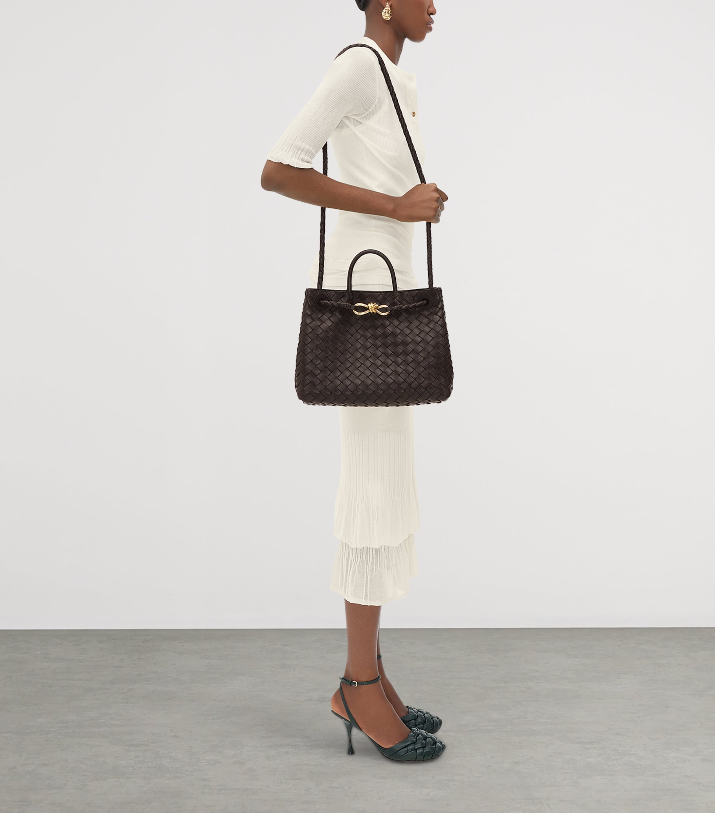 Bottega Veneta Andiamo top-handle handbag, UK version