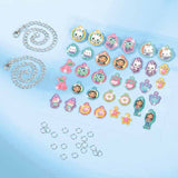 Totum Gabbys Dollhouse glitter charm bracelet craft kit, UK version