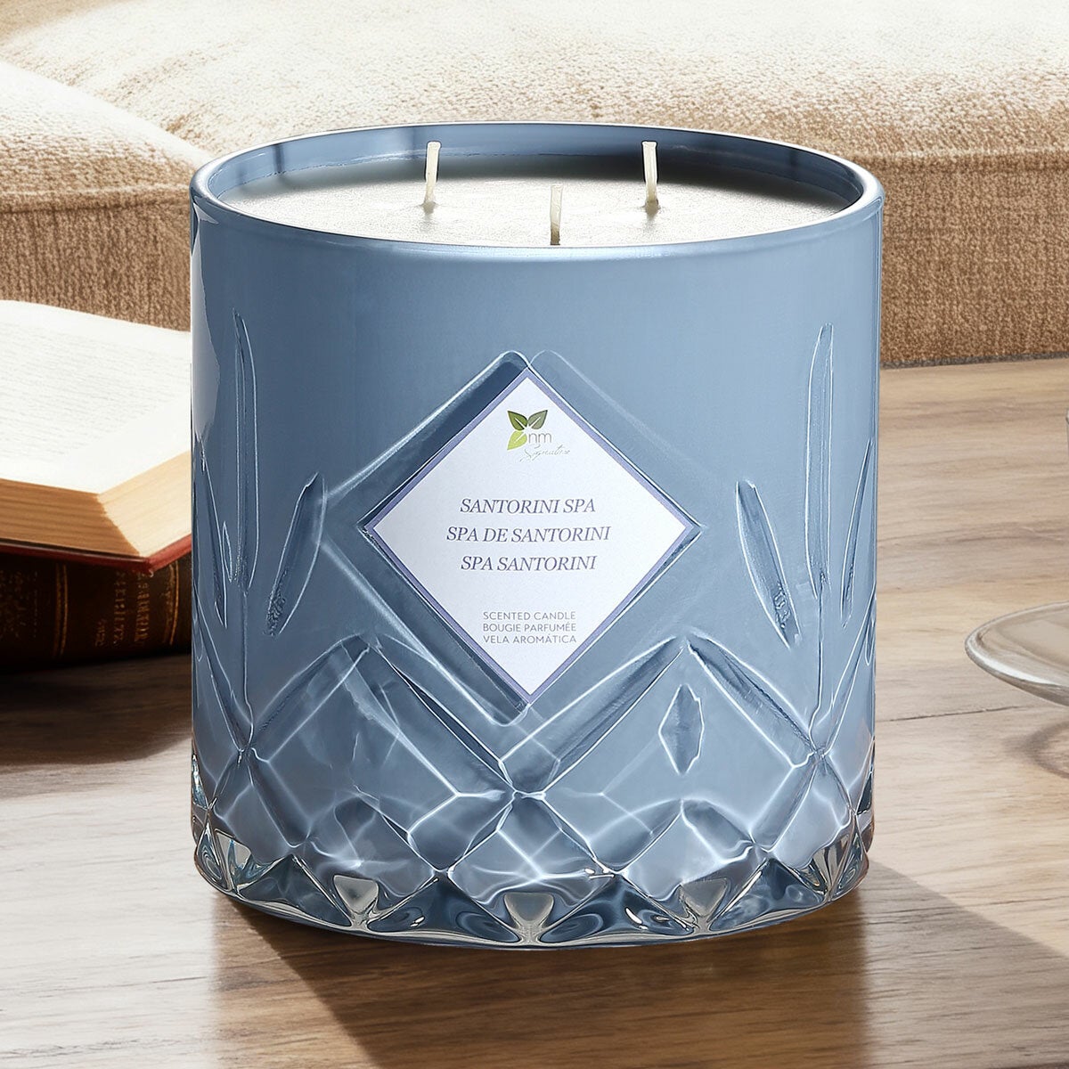 Nature's Mark Scented Glass Candle 1.58kg in 3 Fragrances