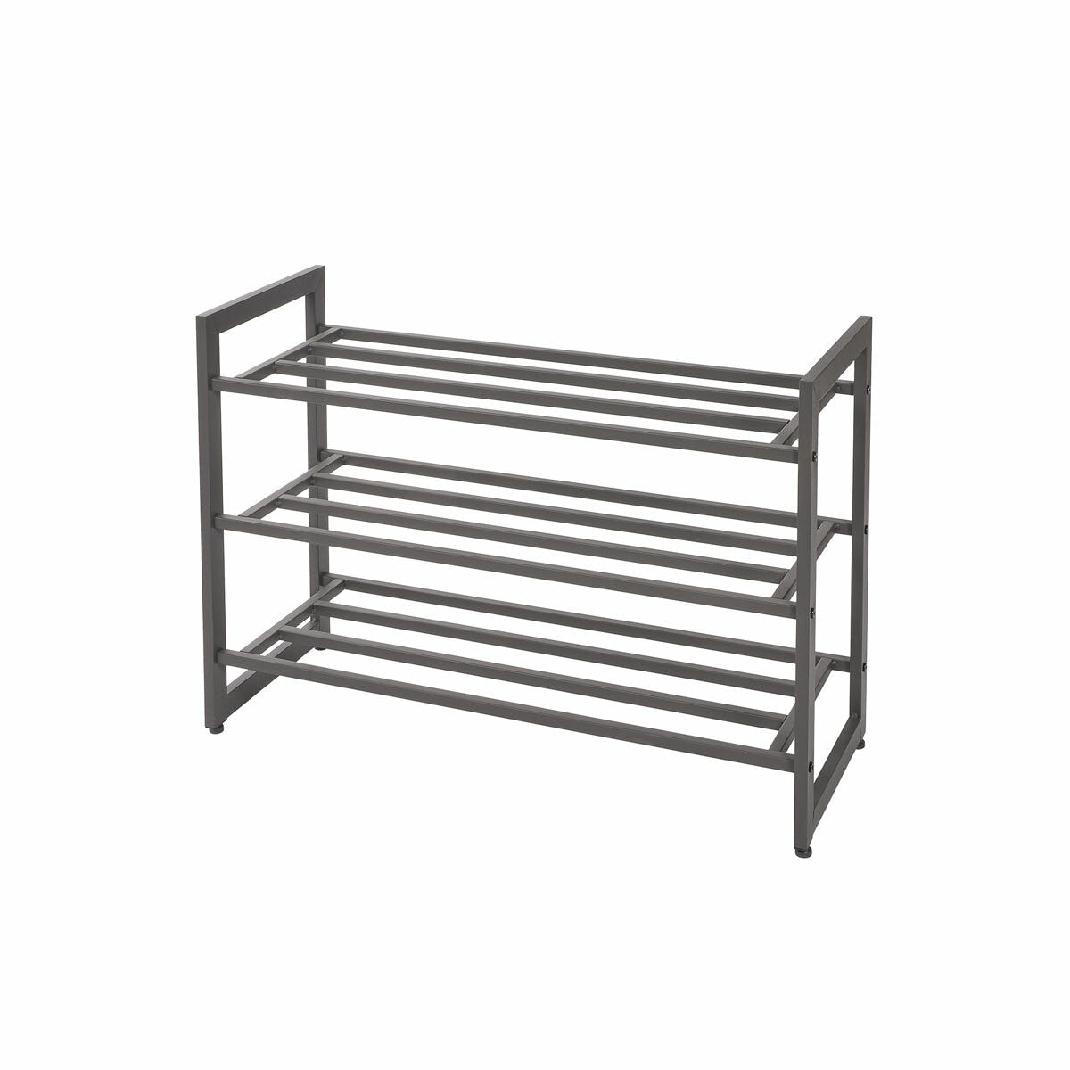 Neatfreak 3 tier shoe storage rack charcoal grey, imported from the UK