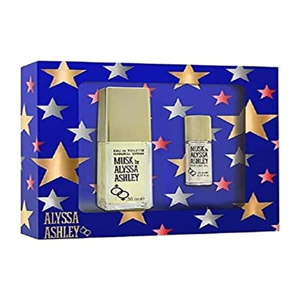 Alyssa Ashley Musk Gift Set 50ml EDT + 7.5ml Perfume Oil GOODS Superdrug   