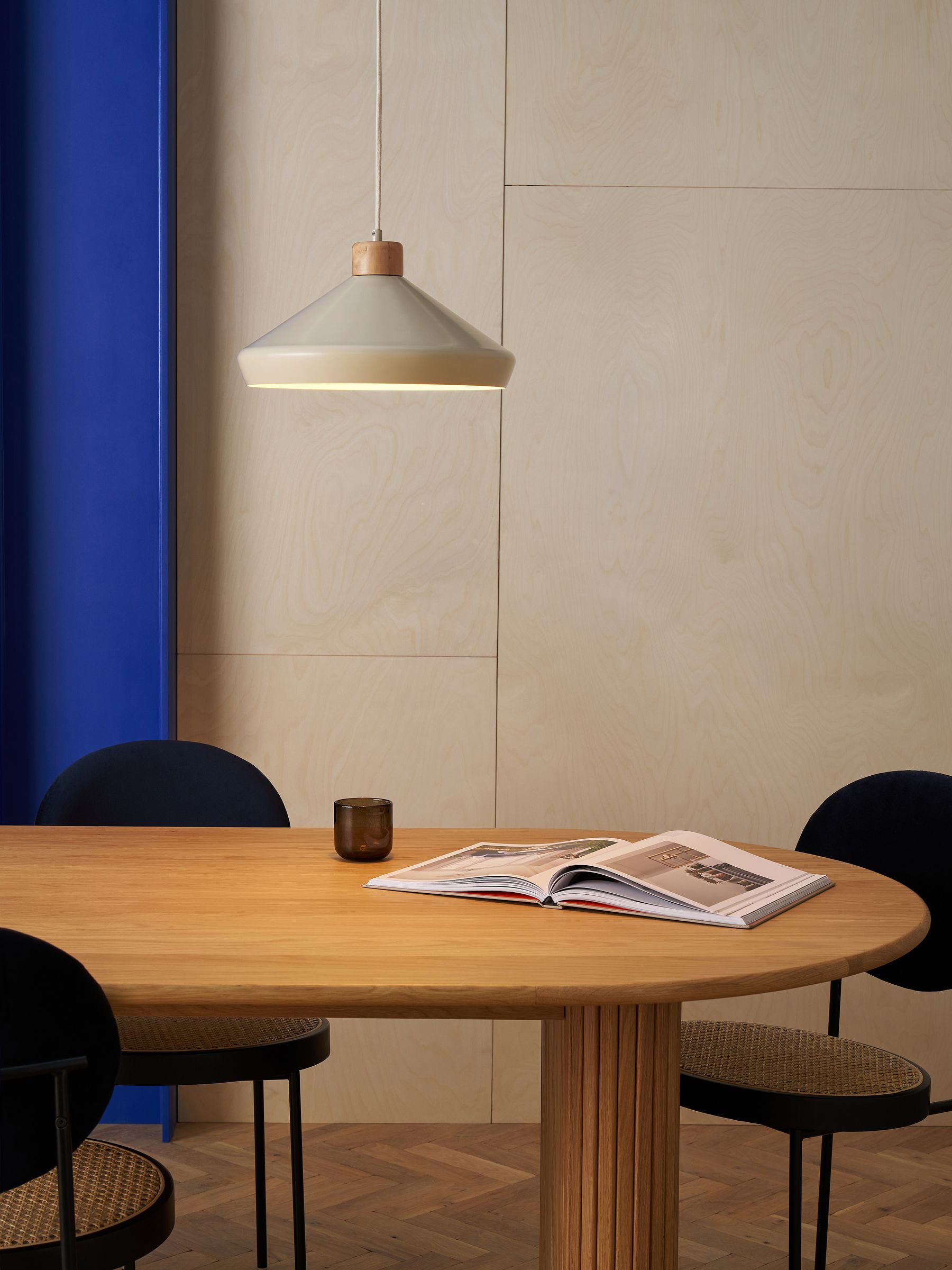 MADE.COM Cream Albert Flush Ceiling Light