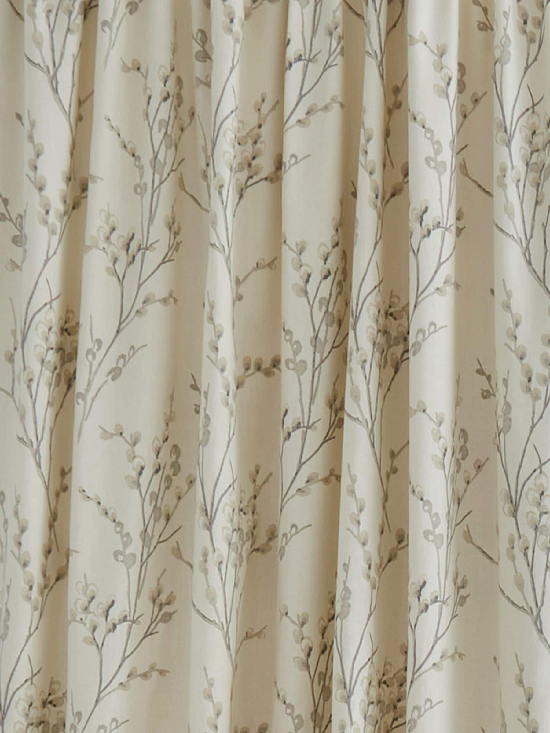 Laura Ashley grey pussy willow cotton curtains 224x274cm - British product