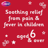 Calpol SixPlus Sugar & Colour Free Suspension Sachets Strawberry 6+ Years   12 x 5ml GOODS M&S   