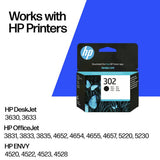 HP 302 black ink cartridge original (British brand)