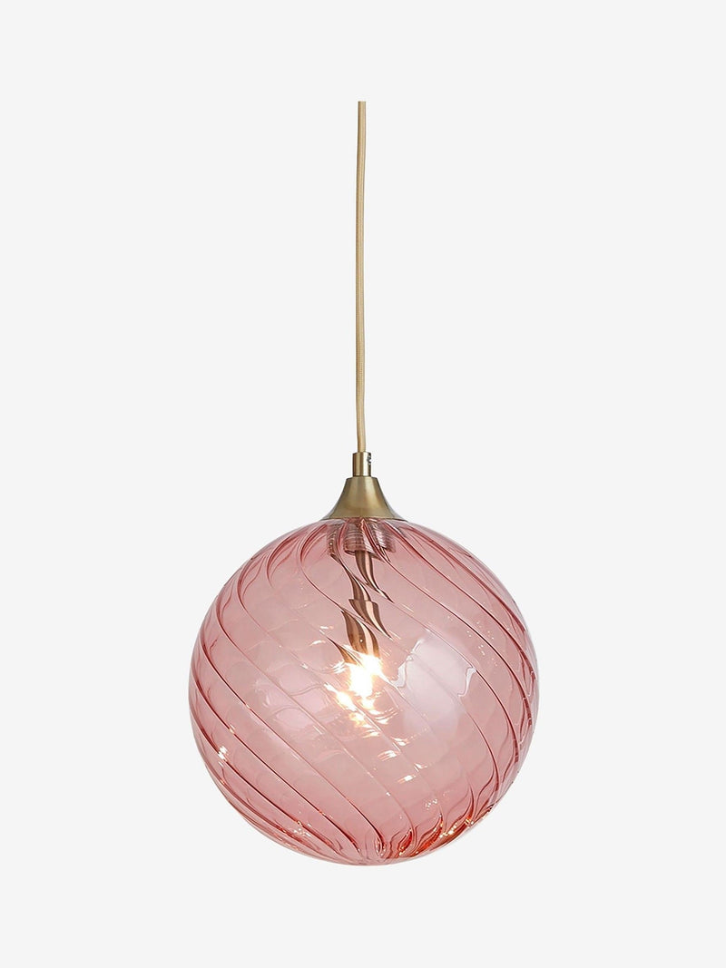 Freya Linear large pink glass shade (British brand)