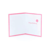 Pink Balloon New Baby Card GOODS M&S   