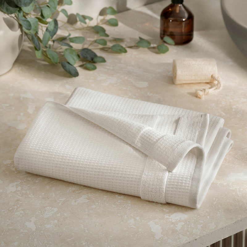 Welhome cotton waffle bath towel 74x147 cm - British product