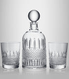 Waterford Crystal Mastercraft Irish Lace decanter set with tumblers (British brand)
