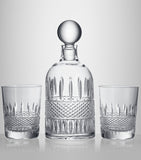Waterford Crystal Mastercraft Irish Lace decanter set with tumblers (British brand)