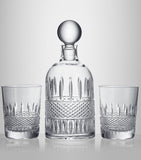 Waterford Crystal Mastercraft Irish Lace decanter set with tumblers (British brand)