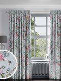 Duck Egg Blue Emporium made to measure curtains, imported from the UK