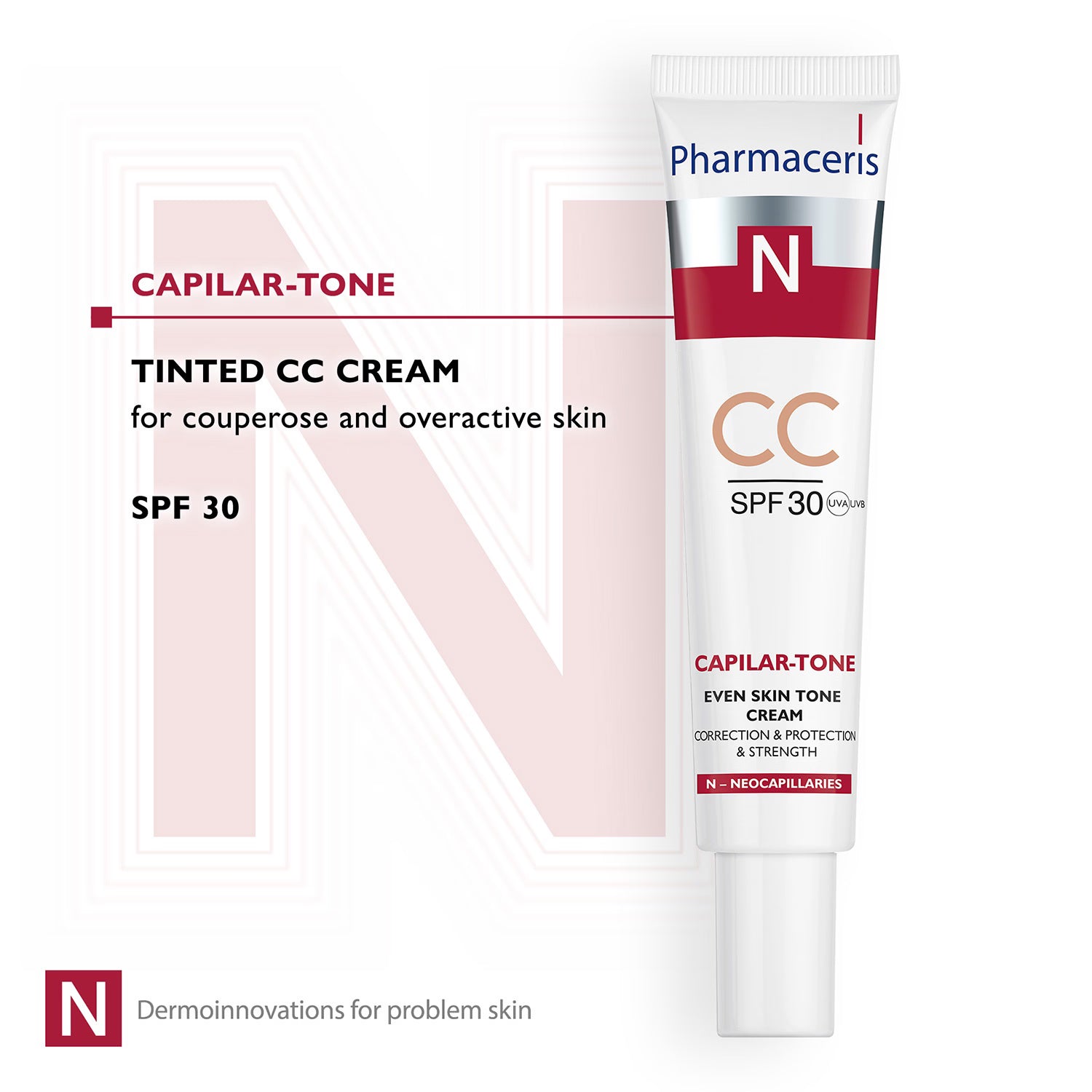 Pharmaceris N Capilar-Tone SPF 30 CC cream 40ml, UK version
