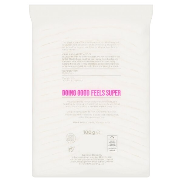 Superdrug Cotton Wool Pleat 100g GOODS Superdrug   