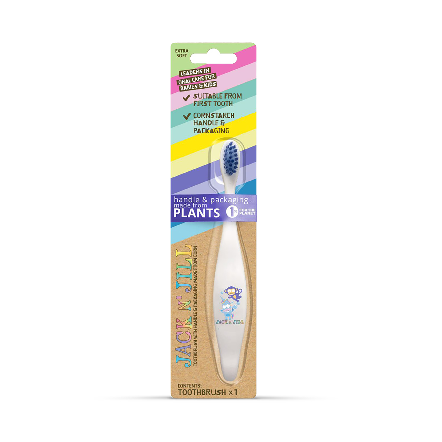 Jack N' Jill kids toothbrush assorted (British brand)