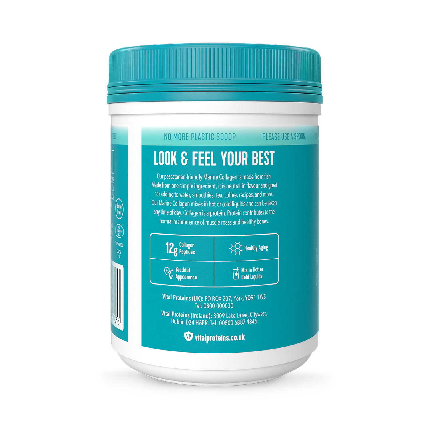 Vital Proteins marine collagen unflavoured powder 221g - British product