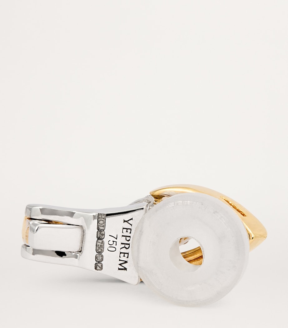 Yeprem diamond ear cuff 18kt gold, UK version