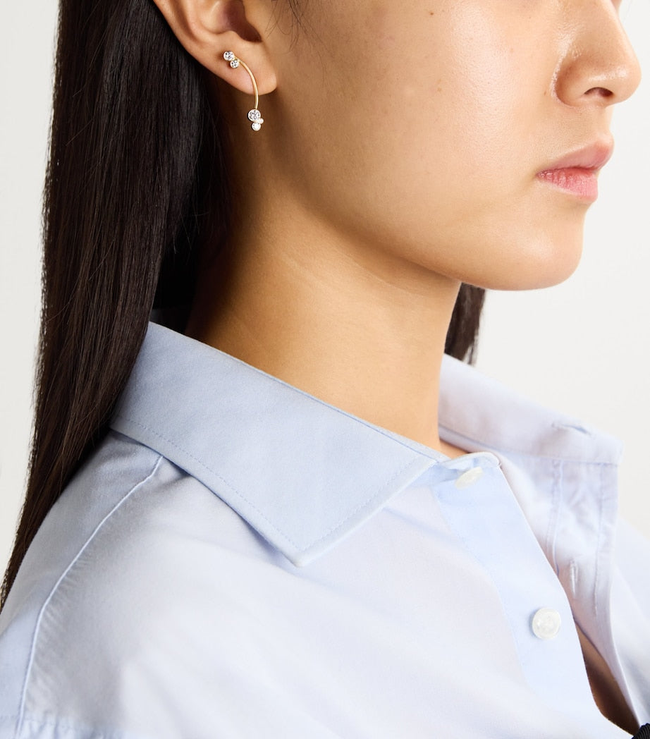Sophie Bille Brahe Stellari Diamant single left earring, imported from the UK