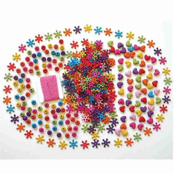 Small World Toys Thread Em Beads craft kit - British product