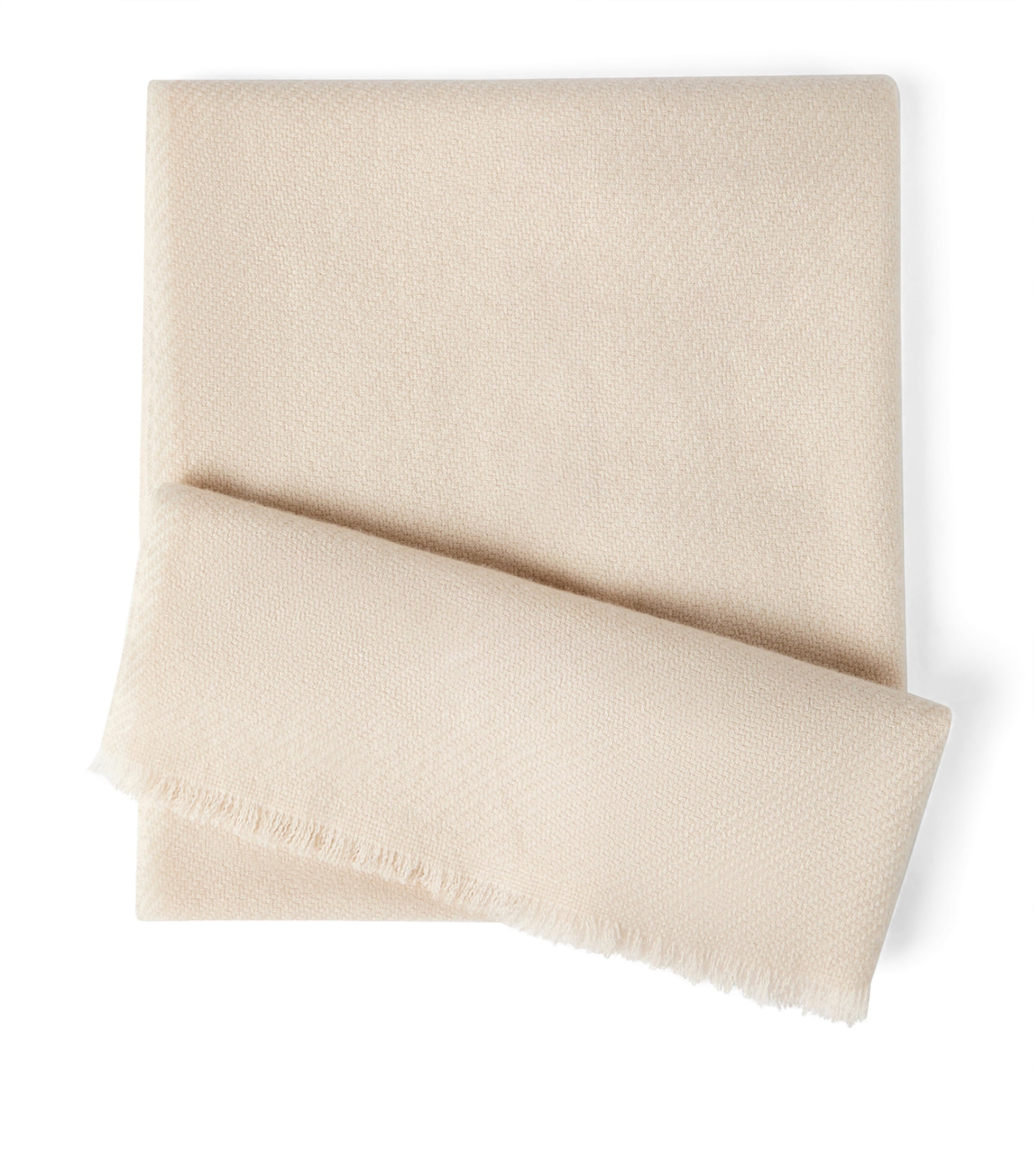 Cashmere Fringe-Trim Scarf