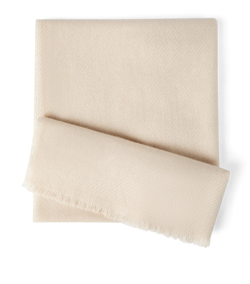 Cashmere Fringe-Trim Scarf