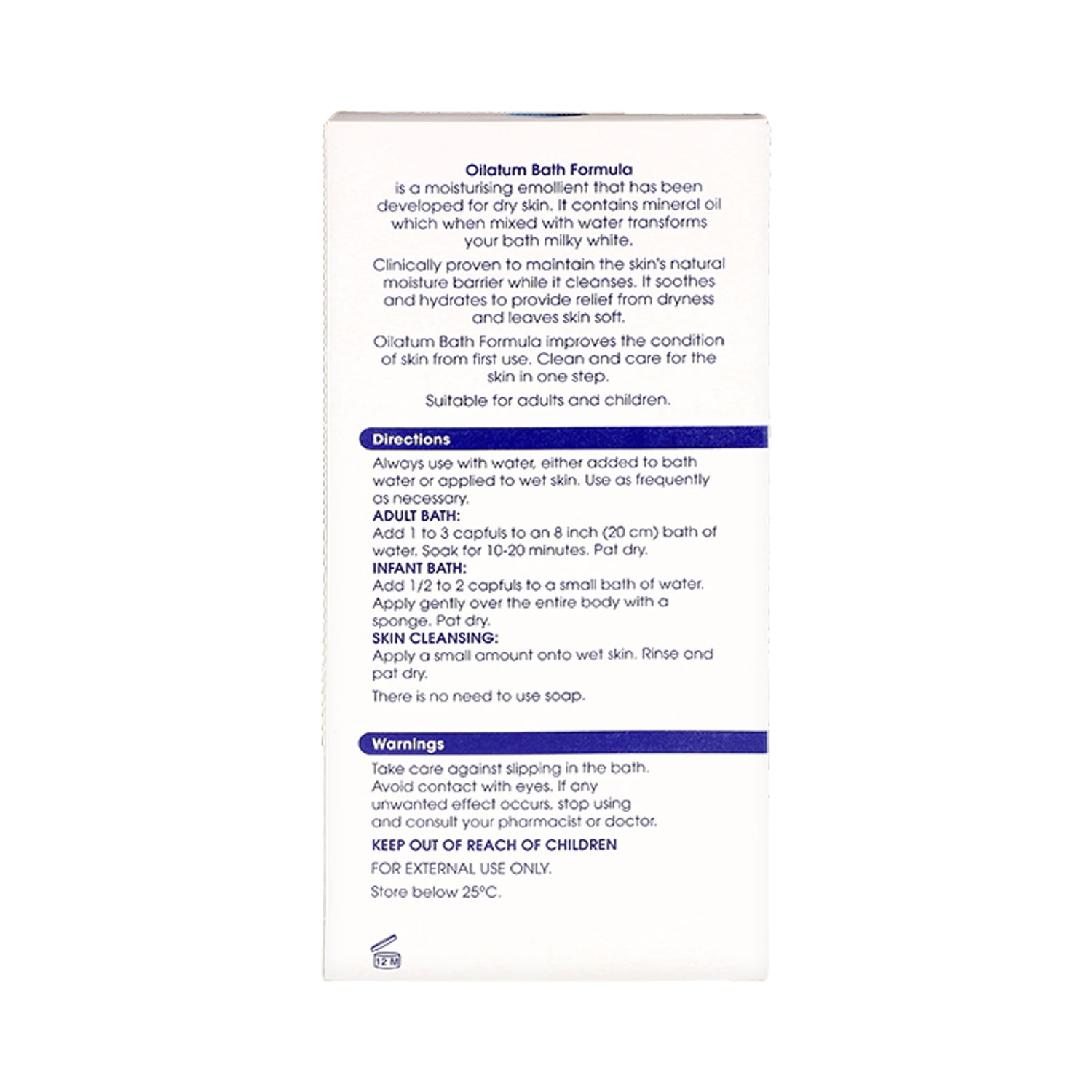 Oilatum bath formula 300ml, UK version