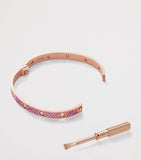 Cartier rose gold diamond sapphire LOVE bracelet - British product