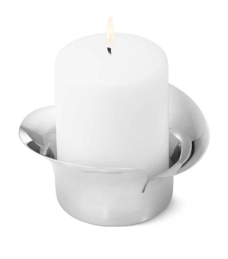 Georg Jensen Bloom pillar candle holder, UK version