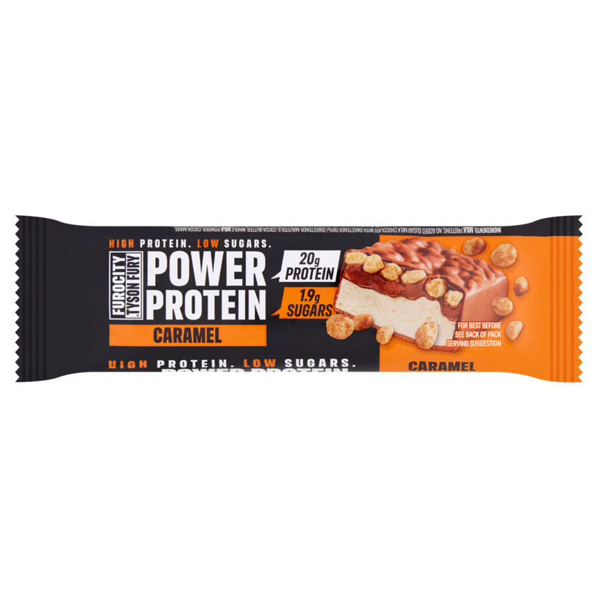 Furocity by Tyson Fury Caramel Power Protein Bar 60g GOODS ASDA   