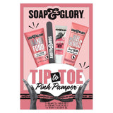 Soap & Glory Tip to Toe Pink Pamper 4 Piece Gift Set Body Care Boots   