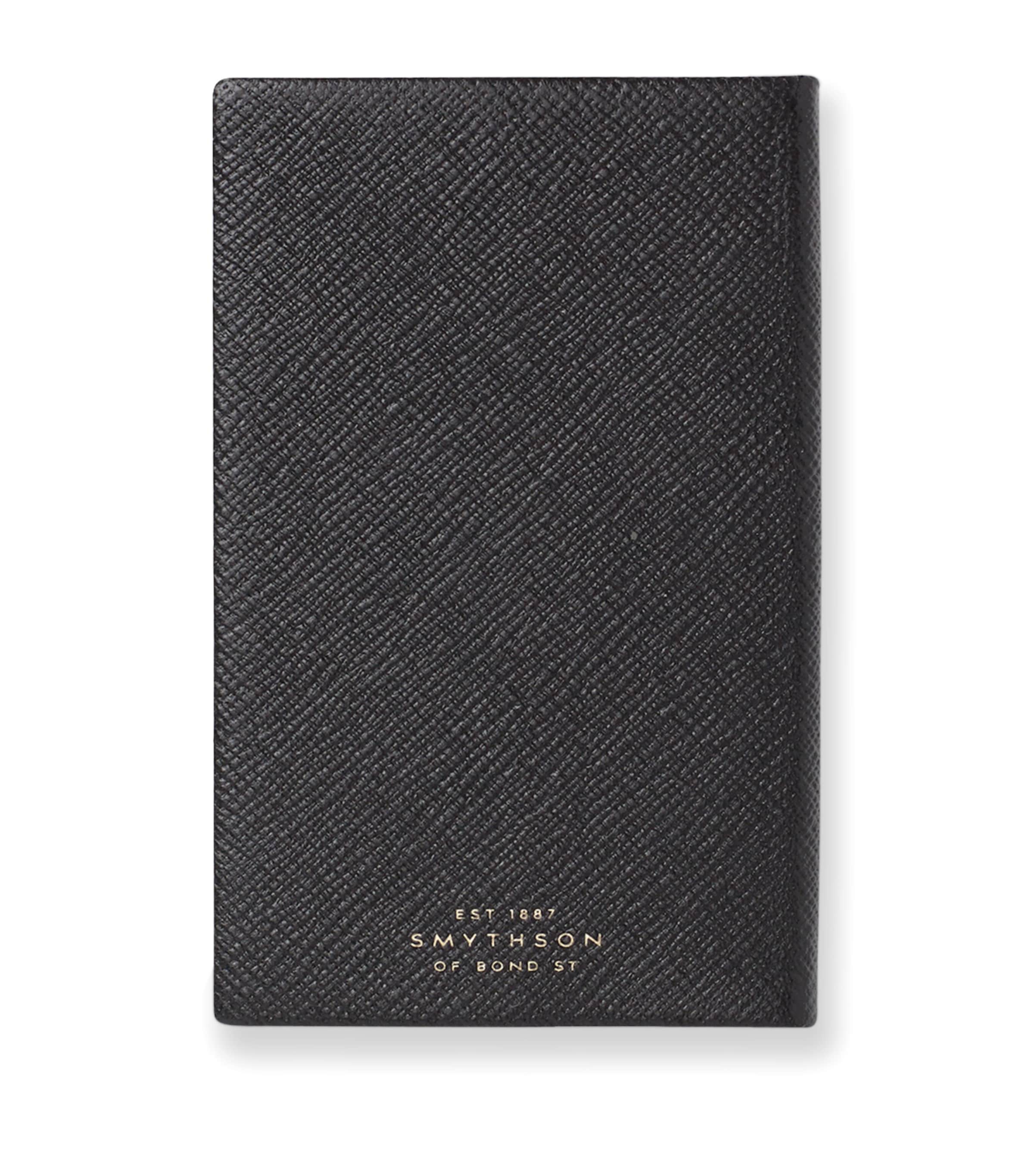 Smythson leather Panama notebook (British brand)