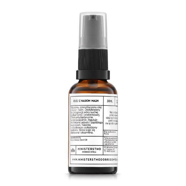 Huile de pépins de framboise Ministerstwo 30 ml, importée du Royaume-Uni