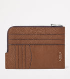 Aspinal of London leather zipped travel wallet - British product