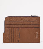 Aspinal of London leather zipped travel wallet - British product