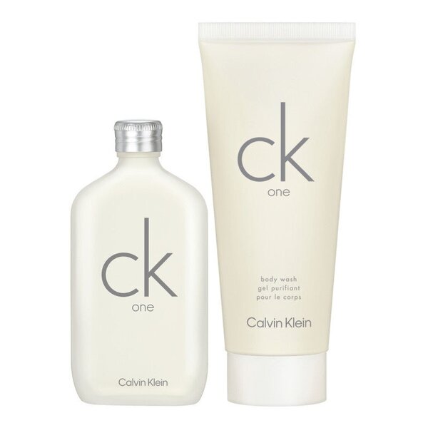 CK One gift set 50ml EDT and 100ml shower gel, UK version