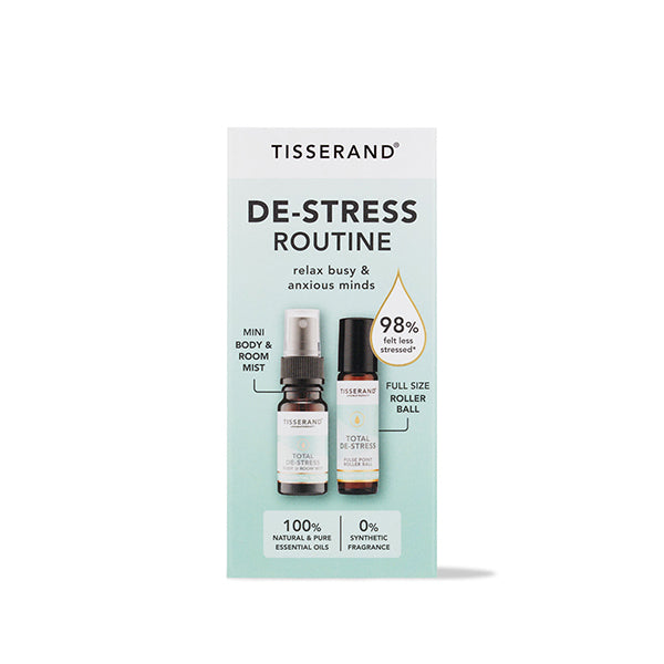 Tisserand De-Stress Duo essential oils 9ml and 10ml, imported from the UK