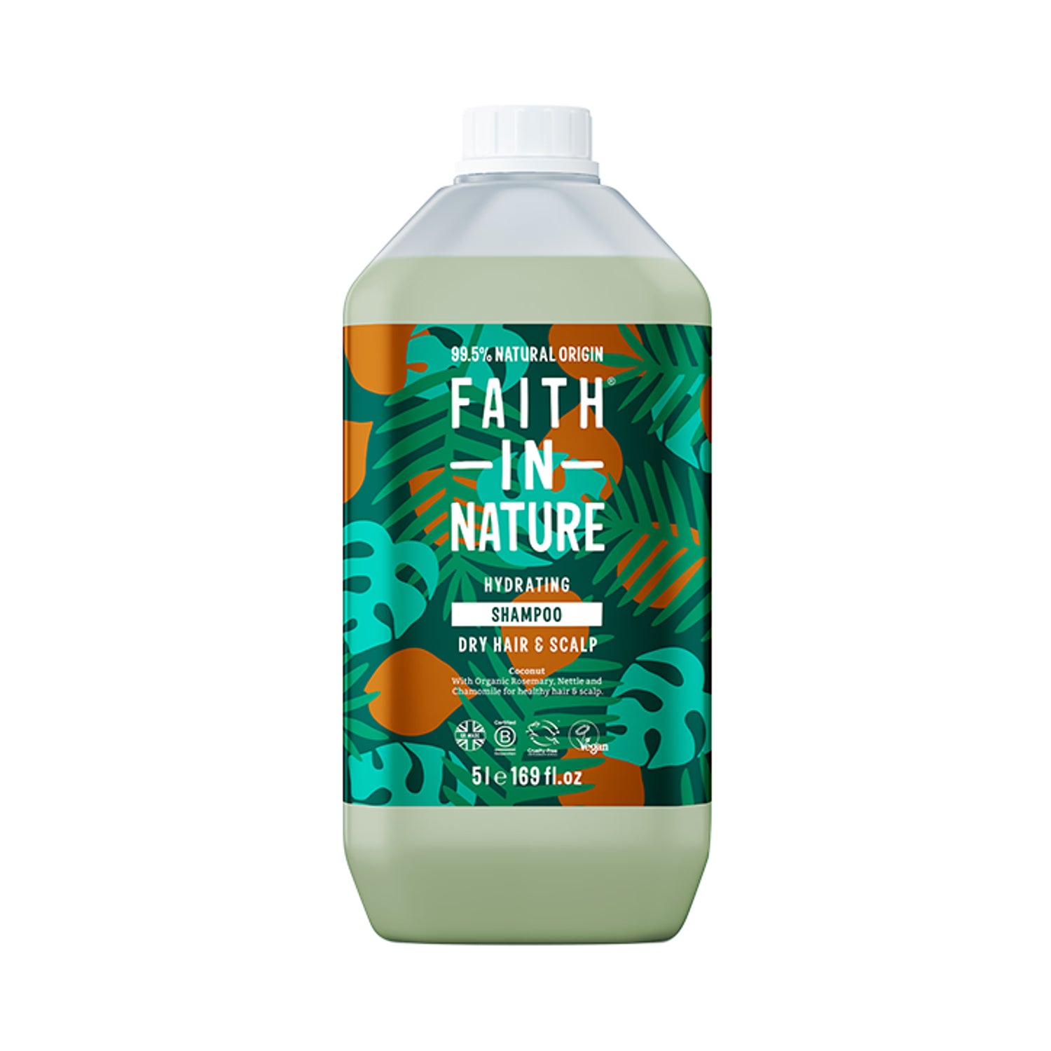 Faith In Nature Coconut shampoo 5L - British product
